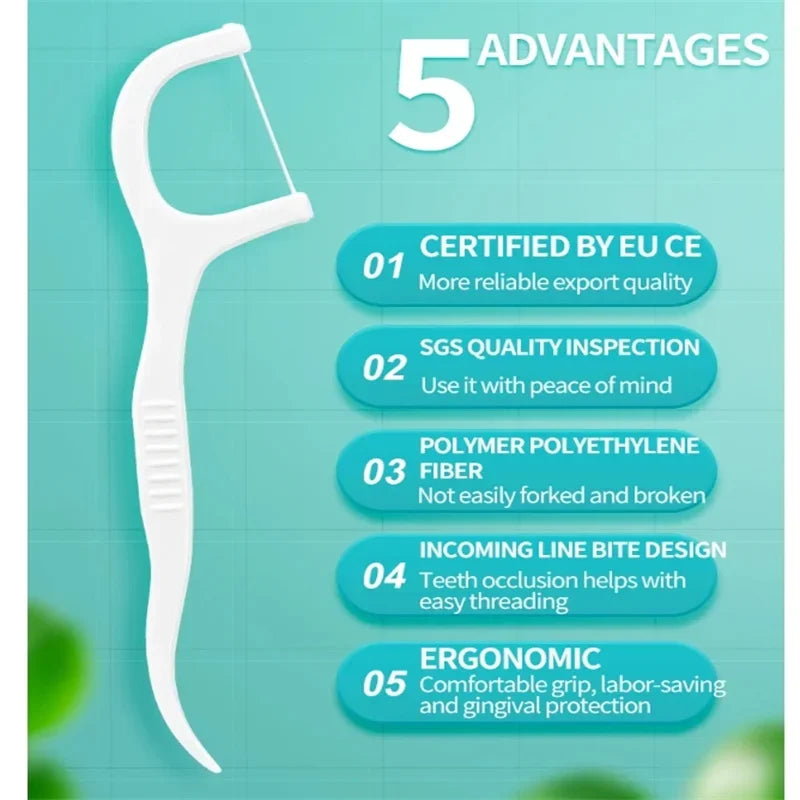 Whitox plastic dental care floss pick