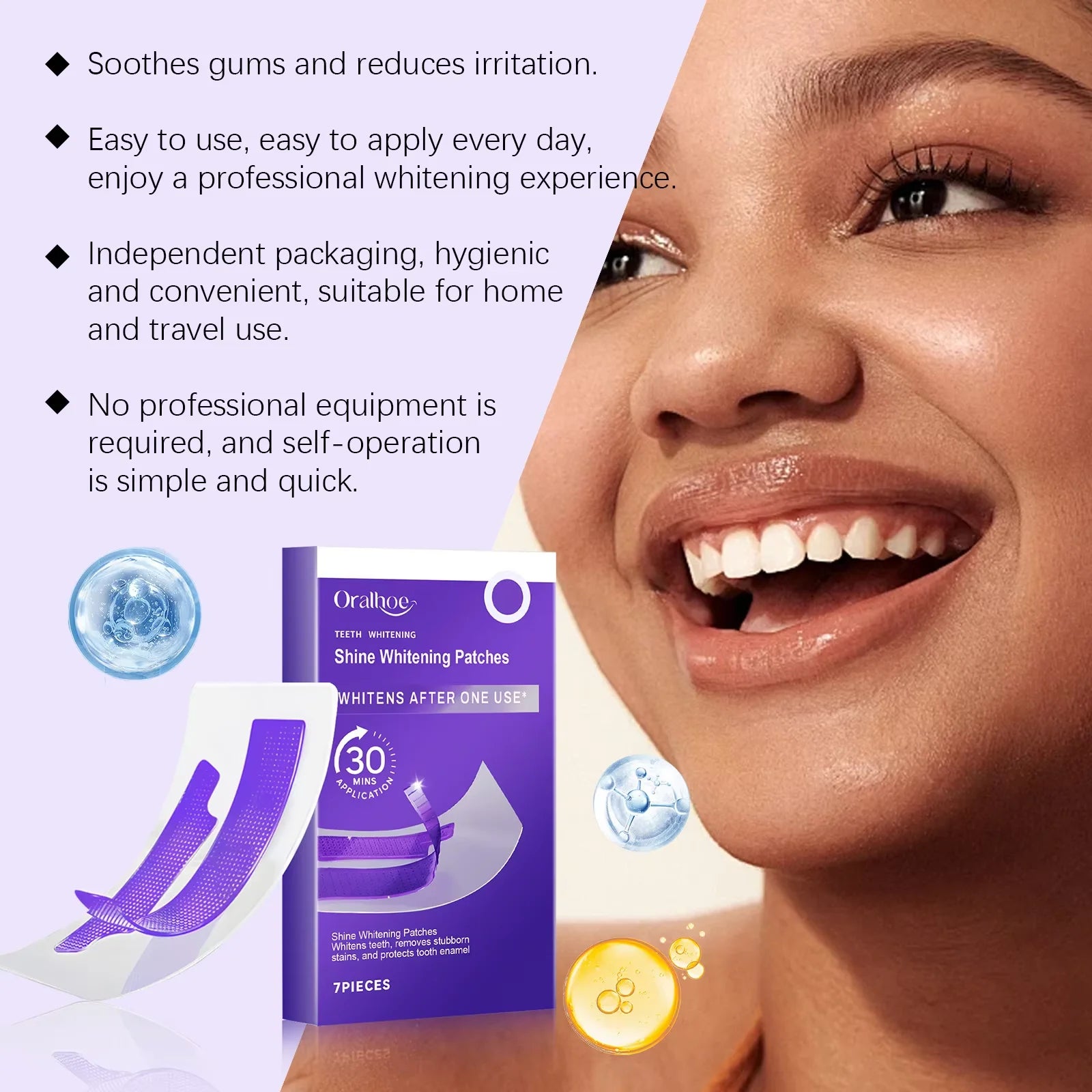 Whitox Purple tooth whitening strips