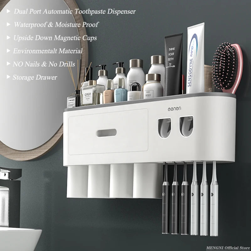 Whitox Wall-Mounted Toothbrush Holder